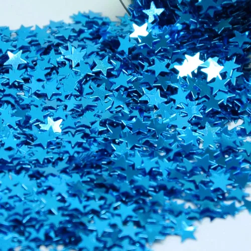 Miniatura 6 de Confetti Star 1/4" Negro - Paquete al por menor #8513 QS0