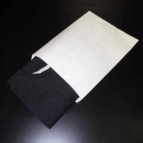 Miniatura 2 de CuteBox 100 bolsas de regalo de papel plano blanco (8.5 x 11 pulgadas) para mercancía, manualidades, recuerdos de fiesta, venta al por menor