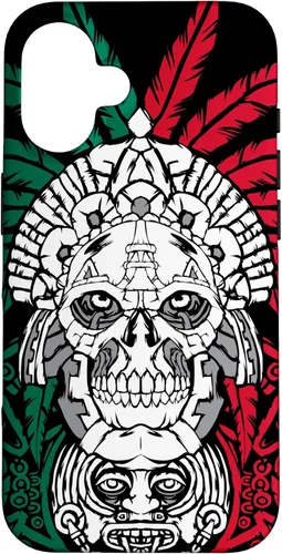 Miniatura 31 de iPhone 11 Pro Max Aztec Warrior Skull - Ancestros mexicanos - Funda de raíces mexicanas