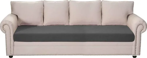 Miniatura 19 de MBROS Funda de cojín elástica para sofá de 2 cojines, protector de muebles de 1 pieza, funda de cojín para sofá, funda de cojín, color negro