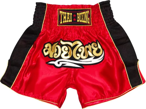 Pantalones cortos clásicos de Muay Thai para hombres y mujeres, boxeo, kickboxing, alto grado, artes marciales mixtas, ropa de entrenamiento