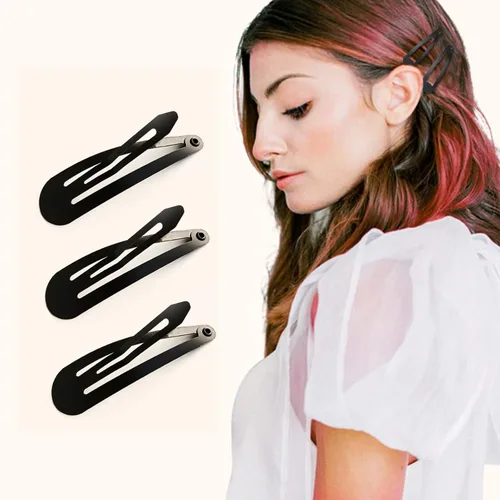 Miniatura 4 de HAALII Pinzas para el cabello a presión, paquete de 40 pasadores de 2 pulgadas, pinzas de metal para el cabello, diapositivas, para mujeres y niñas