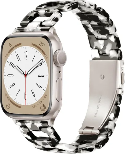 Miniatura 22 de Correa ligera de Apple Watch para Apple Watch, de resina en forma de D, compatible con hebilla de acero inoxidable para Apple Watch Ultra 2, 1