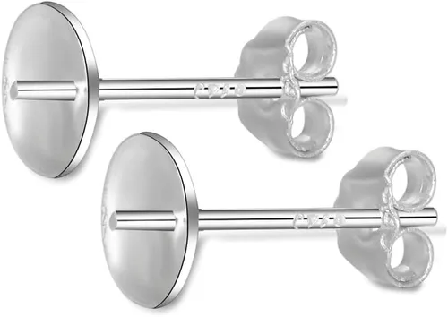 Adabele Pendientes de copa para aretes colgantes para aretes de gota de cristal curativo, perlas de vidrio, madera, manualidades, fabricación de