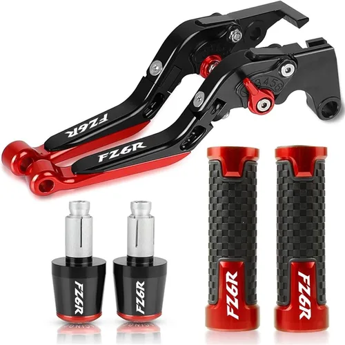Miniatura 20 de Palancas de embrague de freno de motocicleta para manillar Yamaha FZ6R FZ 6R FZ-6R 2009 2010 2011 2012 2013 2014 2015 2016 2017 (Color : 1)