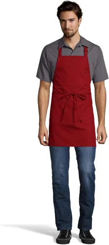 Miniatura 8 de Uncommon Threads Delantal unisex ajustable sin bolsillo para restaurante