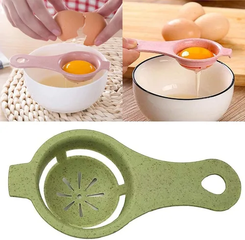 Miniatura 5 de Separador de huevos, herramienta separadora de yema de huevo, removedor de yema de huevo, dispositivo fresco, cortador de huevos, separador de clara
