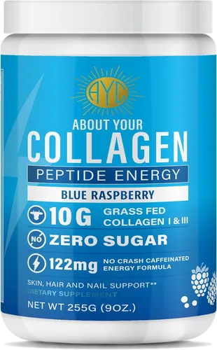 Miniatura 5 de Peptide Energy - Colágeno en polvo para cabello, uñas, piel, tipo I y III, cafeína para energía, vitamina C, biotina, ácido hialurónico, cero