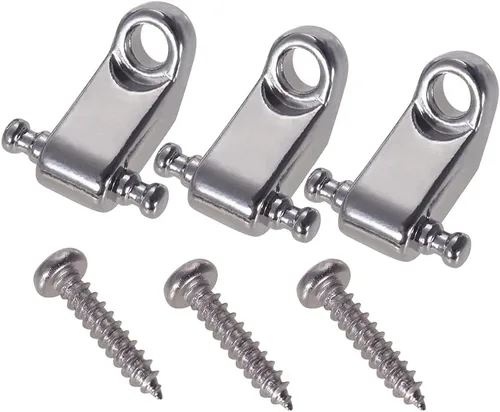 Miniatura 9 de Guías de cuerda de rodillo estándar para guitarra eléctrica, paquete de 2 unidades (dorado)
