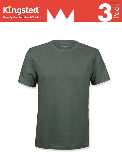 Miniatura 3 de Kingsted - Paquete de camisetas para hombre, cómodas, suaves, premium, ajuste clásico