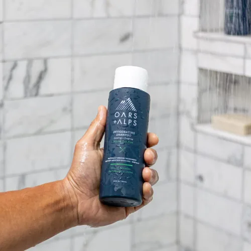 Miniatura 4 de Oars + Alps Kit de champú, acondicionador y gel de baño sin sulfato para hombre, cuidado hidratante de la piel con infusión de hamamelis y aceite