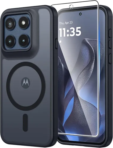 Miniatura 1700 de FNTCASE Funda para iPhone 13 Pro-Max: Fundas magnéticas transparentes compatibles con Magsafe Slim anti amarillamiento protección contra caídas