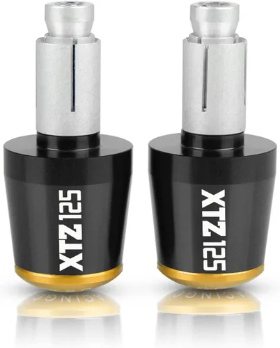 Miniatura 3 de Extremos de manillar de motocicleta para XTZ125 XTZ 125 2021 2022 2023 78 pulgadas 0.866 in, tapones antivibración Silder Plugs (Color : 1)