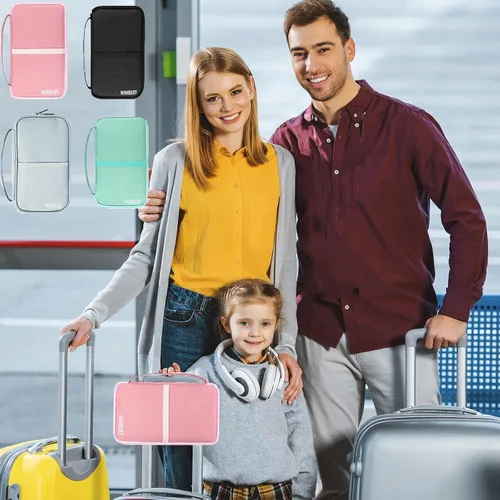 Miniatura 7 de Soporte para pasaporte, Negro -, Multifunción
