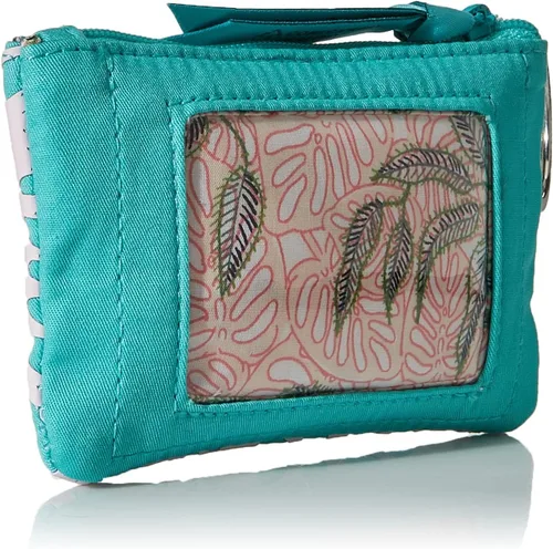 Miniatura 2 de Vera Bradley - Cartera de algodón, con cremallera y compartimiento para la identificación, para mujer