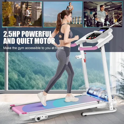 Miniatura 7 de FYC Compact Folding Treadmill for Home - 2.5HP Quiet Brushless Motor, 3-Level Incline, 7.5 MPH, Shock Absorption, Space-Saving Design for Running
