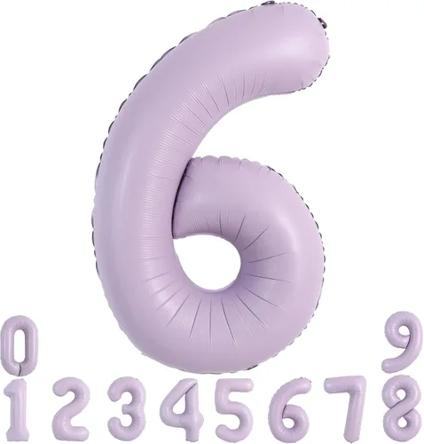 Miniatura 49 de TONIFUL 40 Inch Pastel Blue Number 8 Foil Balloons Large Mylar Foil Digital 8 Balloons for 8th Birthday, Gender Neutral Party, Baby Shower, Oro rosa