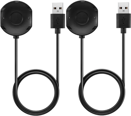 Cable de carga compatible con Nokia Steel hr/Withings Hybrid Smartwatch Charger, 3.3 pies de repuesto USB magnético de carga rápida para reloj 2negro