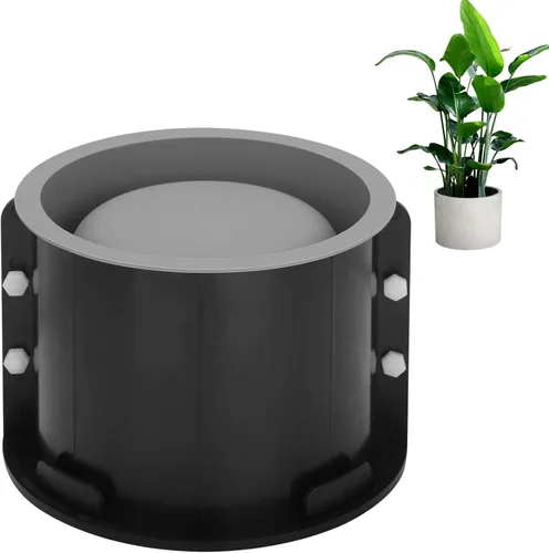Miniatura 5 de Molde de Silicona para Macetas de Suculentas de Forma Ovalada Más Grande, Forma Ovalada 17.8 x 8.4 cm (L x A), Modelo de Silicona para Macetas