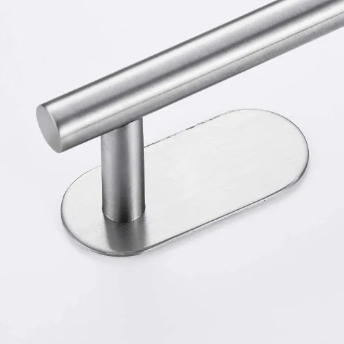 Miniatura 5 de Toallero autoadhesivo de 20 pulgadas para montar en la pared, acero inoxidable, pulido, para baño, cocina, sin taladro, mate, moderno, decoración