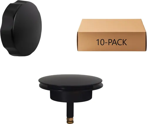 Miniatura 25 de Westbrass D50TE-12A - Moldura de repuesto estándar de 1-1/2 pulgadas para ensamblajes de desagüe de baño de accionamiento por cable, bronce antiguo