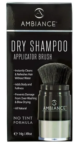 Miniatura 6 de Ambiance Dry Shampoo 3 en 1 limpia, cubre y oculta. Absorbe aceite para refrescar el cabello, aumentar el cuerpo y el brillo. Cubre raíces y grises
