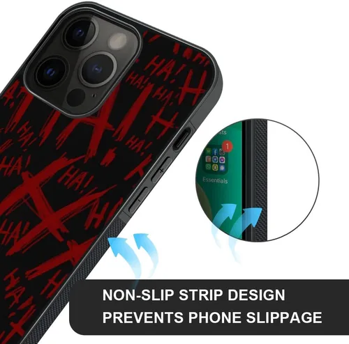 Miniatura 2 de Funda compatible con iPhone 14 Plus, Joker Laughter - Funda de teléfono para hombres y mujeres, cuatro marcos laterales, antideslizante, de silicona