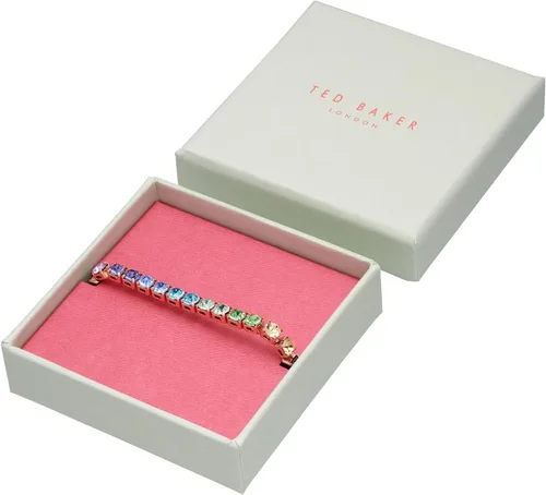 Miniatura 10 de Ted Baker London Melrah Icon Crystal Slider - Pulsera de tenis ajustable para mujer