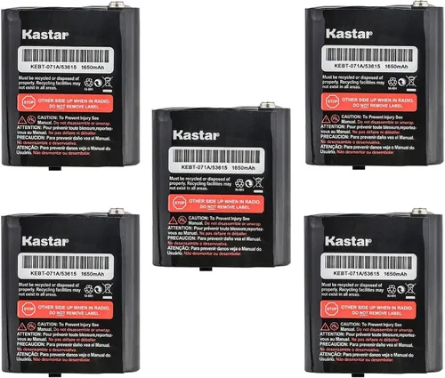 Miniatura 5 de Kastar Paquete de 1 batería M53615 Ni-MH de 3.6 V 1650 mAh de repuesto para radios Motorola de 2 vías Talkabout MJ270, Talkabout MJ270R, Talkabout