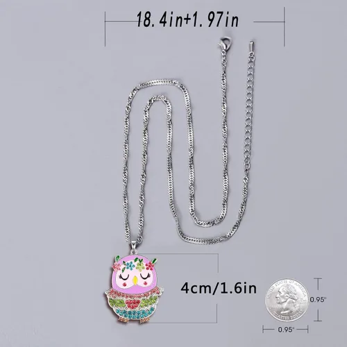 Miniatura 5 de TAMHOO 3456 collares lindos para niñas y niños, paquete de regalo de cumpleaños, collar con colgante de gato para adolescentes, collar de hadas