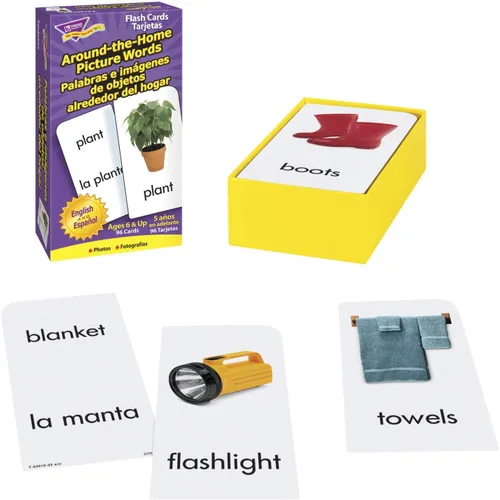 Miniatura 3 de Around the Home (conjunto en inglés/español) Skill Drill Flash Cards