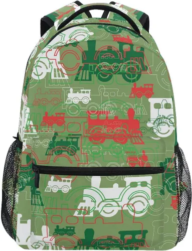 Miniatura 10 de Fisyme Mochila para computadora portátil con estampado de cebra rosa, mochila para libros, viajes informales, senderismo, computadoras portátiles