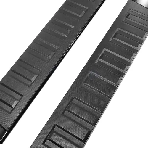 Miniatura 12 de YITAMOTOR Estribos de 6 pulgadas compatibles con Nissan Titan Crew Cab 2004-2024 y Titan XD Crew Cab 2016-2024 Escalones laterales de aluminio negro