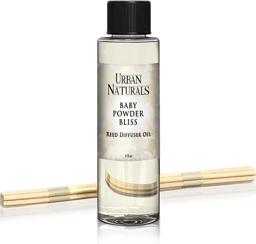 Miniatura 83 de Urban Naturals Recambio de aceite difusor de varillas ámbar y lavanda, lavanda relajante, ámbar cálido, aroma calmante para habitación, 4 onzas +