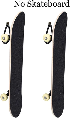 Miniatura 4 de Soporte de pared ajustable para patineta, soporte de gancho para guitarra, patinetas, longboards, esquís, tablas de snowboard, esquís acuáticos y más