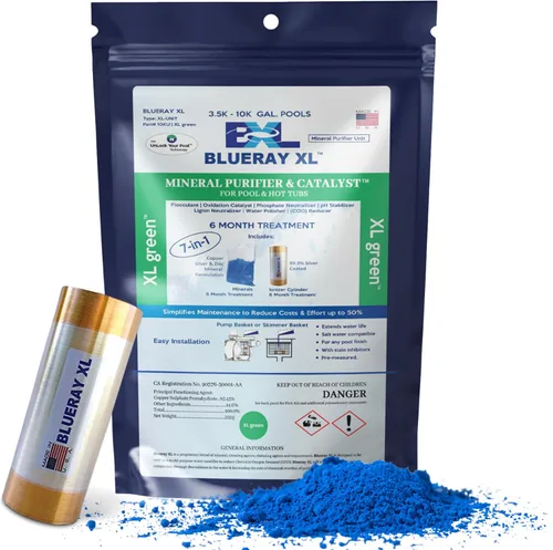 Miniatura 13 de Purificador mineral XL Purple & Catalyst™ - Clarificador de agua para jacuzzis y piscinas con paquete mineral y ionizador de cobre - Unidad