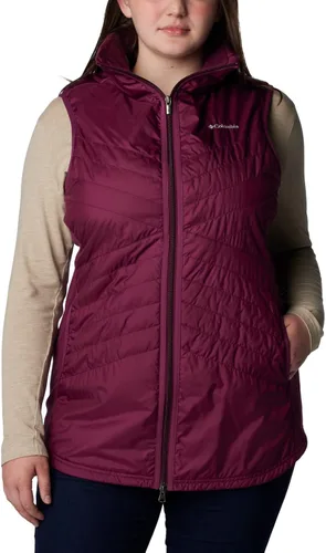 Miniatura 7 de Columbia Chaleco largo Mix It Around para mujer, Marionberry, XS