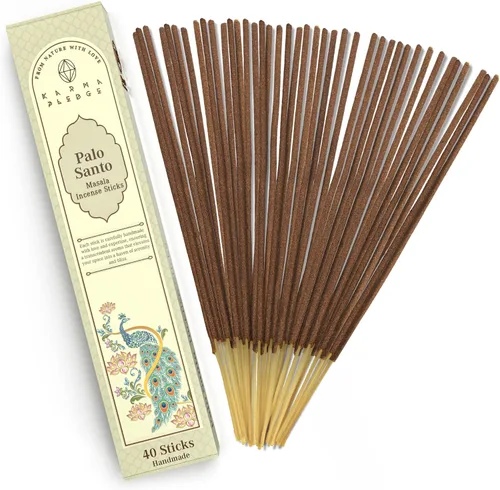 Miniatura 50 de Bakhoor - Varitas de incienso orgánicas sumergidas a mano, 100 varillas con hierbas naturales e ingredientes aromáticos, tiempo de combustión de 45