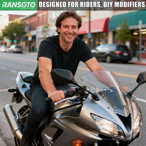 Miniatura 6 de RANSOTO Kits de eliminación de guardabarros compatibles con Kawasaki Ninja 400 / Z400 2018-2024 Ninja 250 2018-2023 Ninja 500 Z500 2024-2025 Soporte