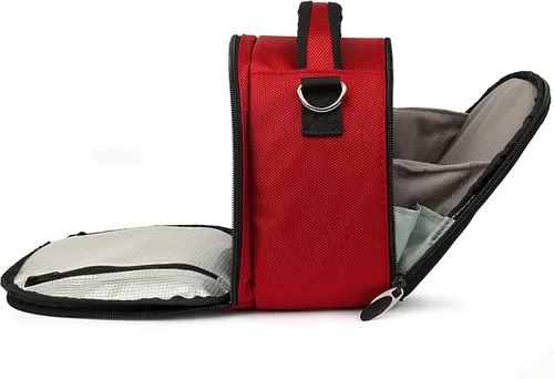Miniatura 4 de Transporte para Nikon CoolPix W150, B600, A1000, Z50, D780, Z7, Z6, D3500, W300, Rojo