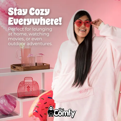Miniatura 6 de THE COMFY Dream Squishmallows Oversized Wearable Blanket for Women and Kids, Ultrasoft Plush Light Microfiber Blankets
