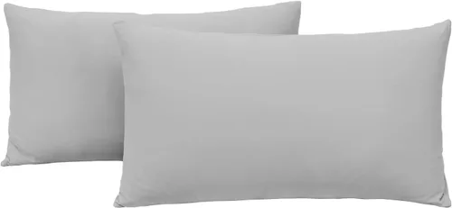 Miniatura 55 de Juego de 2 fundas de almohada pequeñas de punto Jersey Knit para viajes o niños pequeños de 12 x 16 pulgadas, 13 x 18 o 14 x 20 pulgadas, sobre
