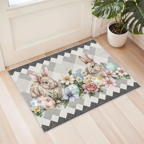 Miniatura 46 de Alfombra grande para sala de estar de 5 x 7: Alfombras marroquíes bohemias, suaves, lavables a máquina, para dormitorio, debajo de la mesa