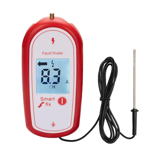 Miniatura 10 de Probador de Voltaje de Cerca Eléctrica, Buscador de Fallas de Cerca Portátil para Granjas, Probador de Cerca con Pantalla Digital de Alta Tensión