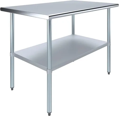 Miniatura 62 de Mesa de trabajo de acero inoxidable, mesa de metal