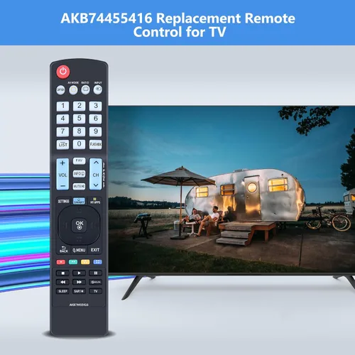 Miniatura 2 de PZL AKB74455416 Reemplazo para control remoto LG TV 65LF6300 42LF6500 43LF6300 32LF595B 43LF5900 49LF5900 55LF5950 50LF5800 55LF5800 32LF. 580B