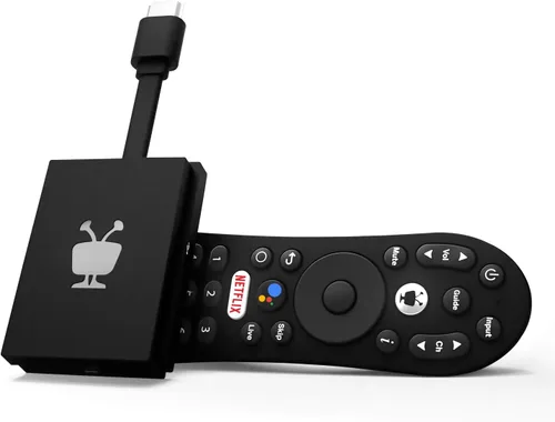 TiVo Stream 4K – Todas las aplicaciones de streaming y TV en vivo en una pantalla – 4K UHD, Dolby Vision HDR y sonido Dolby Atmos – Con tecnología