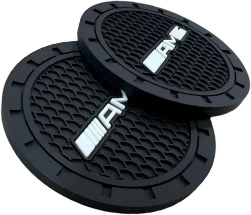 Posavasos de automóvil aptos para Mercedes Benz A C E S Class GLA GLC GLE GLK GLS CLA CLS SLK AMG, accesorios de silicona empotrada antideslizante
