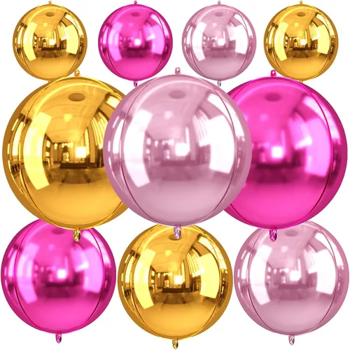Miniatura 35 de Globos redondos de papel de aluminio para baloncesto, globos de helio 4D de 22 pulgadas, 18 pulgadas, 15 pulgadas, balón de baloncesto negro