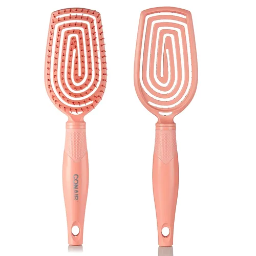 Miniatura 10 de Conair Cepillo desenredante para el cuidado del cuero cabelludo, cepillo de pelo rizado, masajeador de cuero cabelludo, cepillos desenredantes